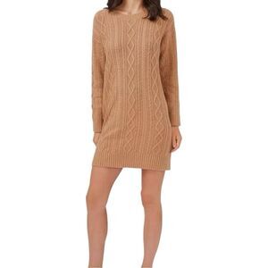 Riley & Rae Knit Mini Sweater Dress